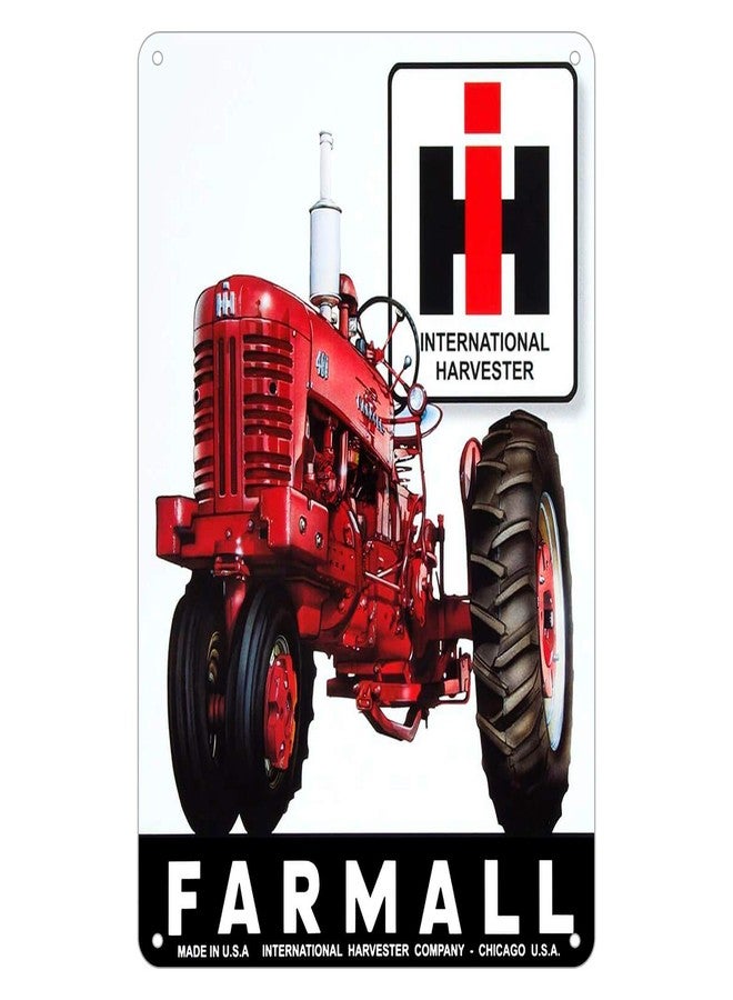 KENSILO Metal Signs Vintage Funny Plaques Poster Wall Decor IH Farmall Tractors Tin Sign for Bar Kitchen Indoor House 12 x 8 inches - Image 1